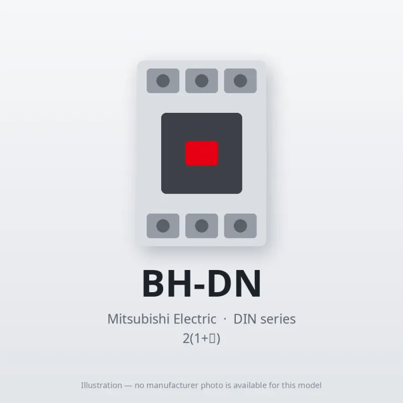 BH-DN Mitsubishi Circuit breaker 2(1+Ｎ)