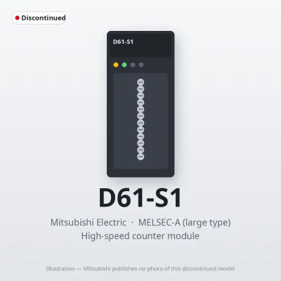 D61-S1 Mitsubishi MELSEC-A High-speed counter module