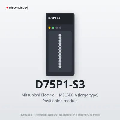D75P1-S3 Mitsubishi MELSEC-A Positioning module