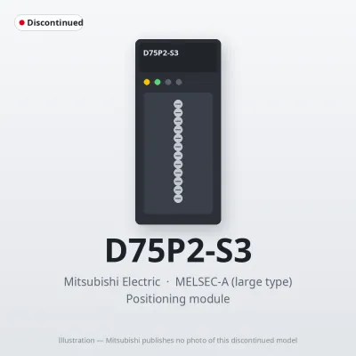 D75P2-S3 Mitsubishi MELSEC-A Positioning module