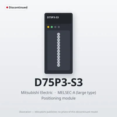 D75P3-S3 Mitsubishi MELSEC-A Positioning module