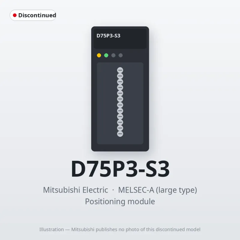 D75P3-S3 Mitsubishi MELSEC-A Positioning module