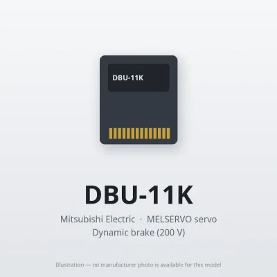 DBU-11K Mitsubishi MELSERVO servo Dynamic brake (200 V)