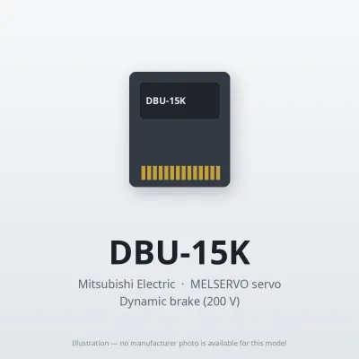 DBU-15K Mitsubishi MELSERVO servo Dynamic brake (200 V)