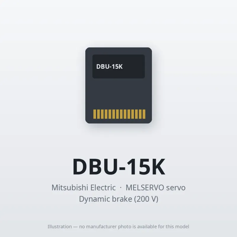 DBU-15K Mitsubishi MELSERVO servo Dynamic brake (200 V)
