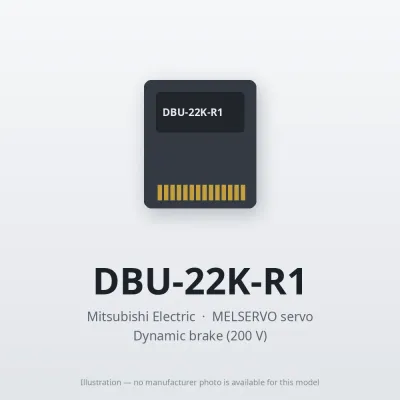 DBU-22K-R1 Mitsubishi MELSERVO servo Dynamic brake (200 V)