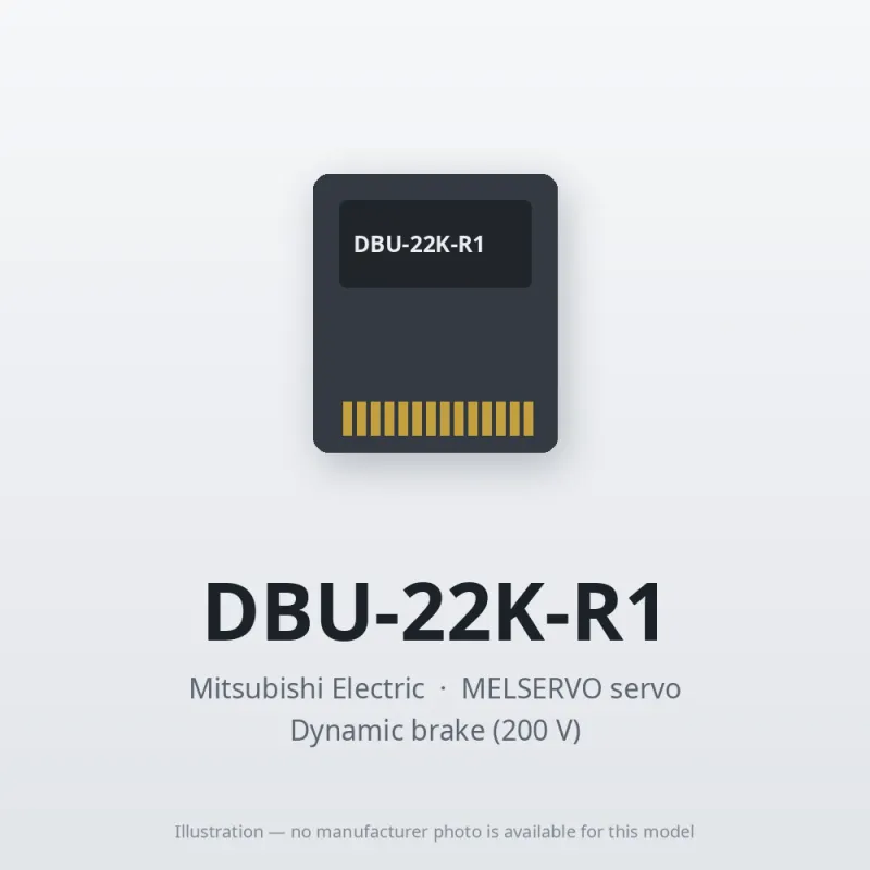 DBU-22K-R1 Mitsubishi MELSERVO servo Dynamic brake (200 V)