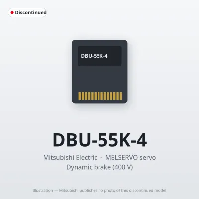 DBU-55K-4 Mitsubishi MELSERVO servo Dynamic brake (400 V)