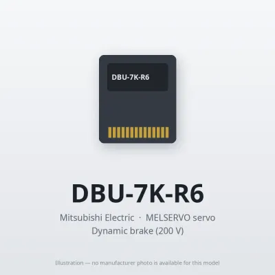 DBU-7K-R6 Mitsubishi MELSERVO servo Dynamic brake (200 V)