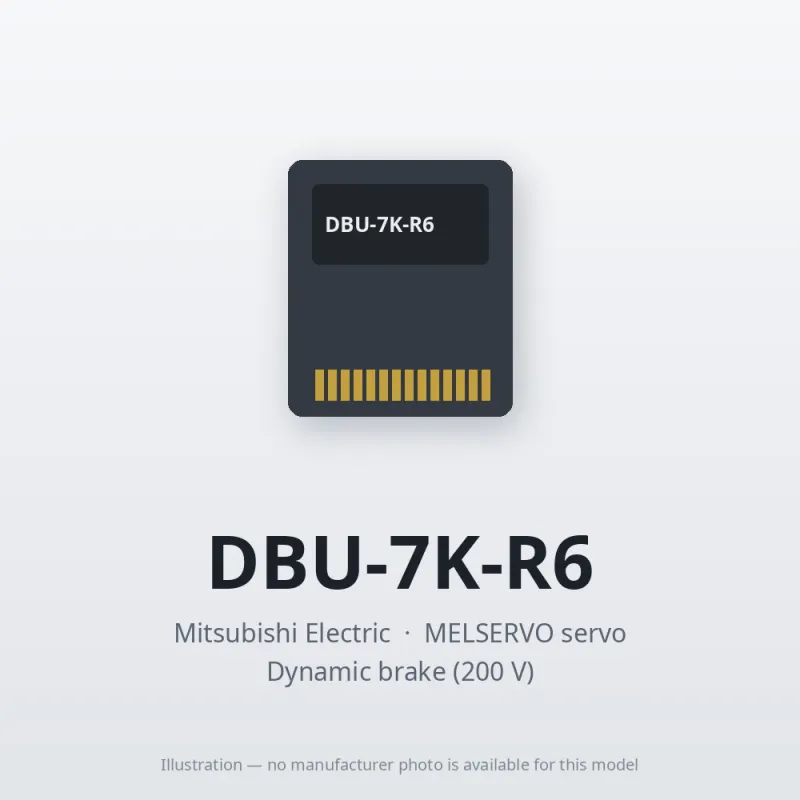 DBU-7K-R6 Mitsubishi MELSERVO servo Dynamic brake (200 V)