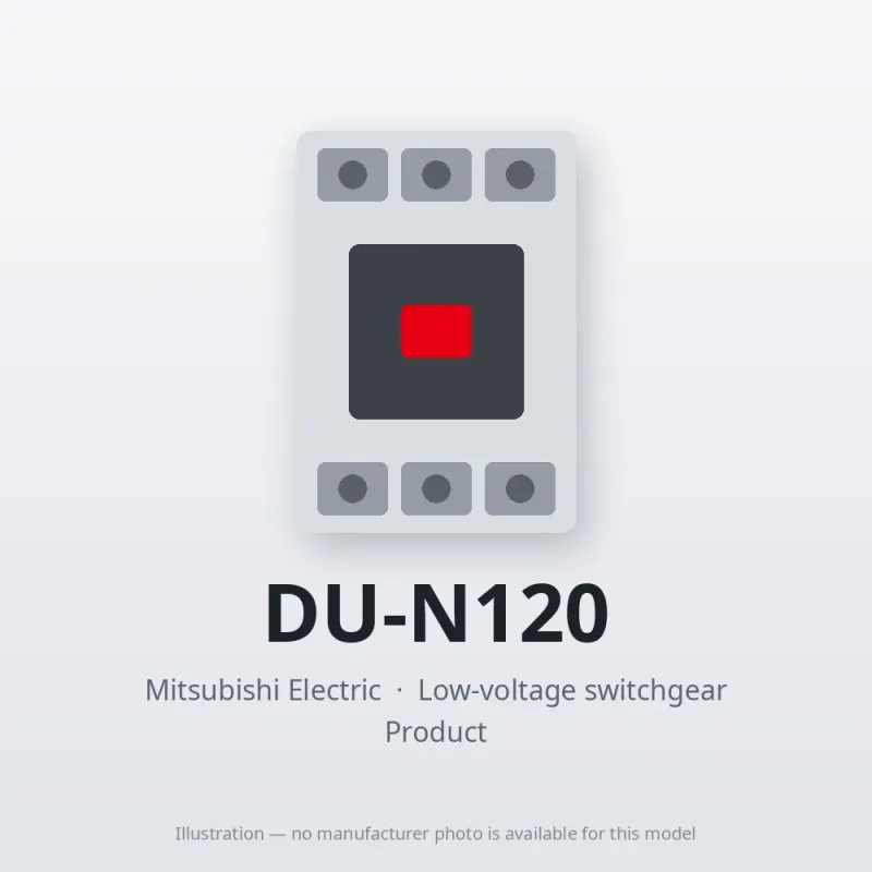 DU-N120 Mitsubishi Low-voltage switchgear Magnetic Contactor