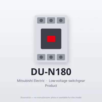 DU-N180 Mitsubishi Low-voltage switchgear Magnetic Contactor