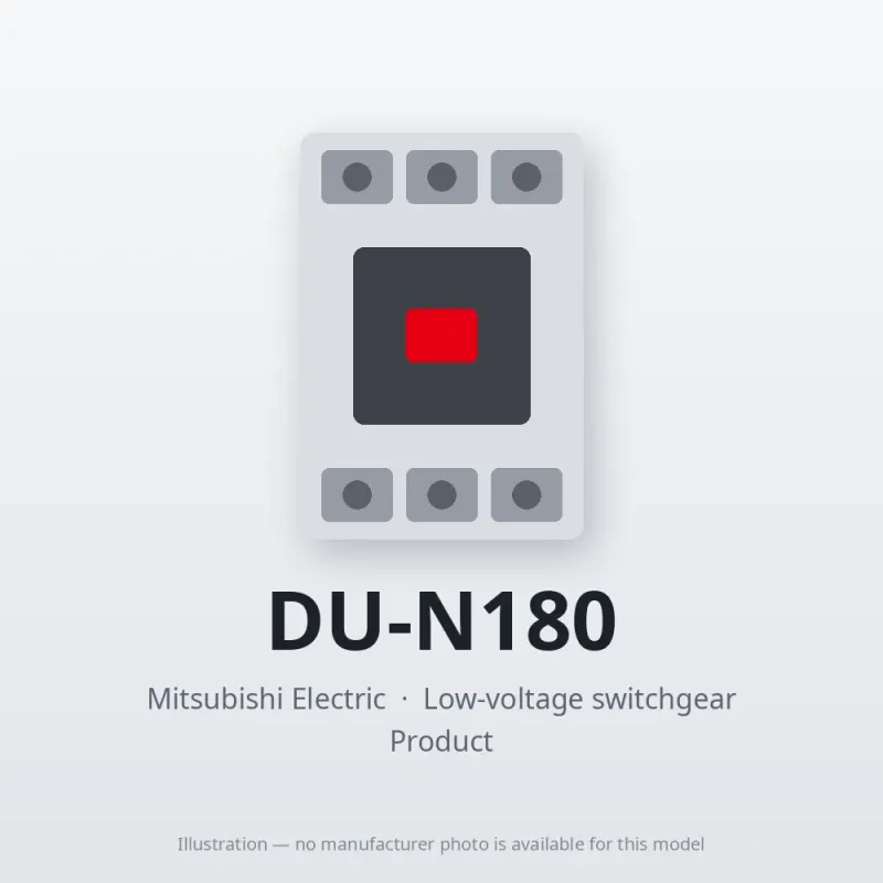 DU-N180 Mitsubishi Low-voltage switchgear Magnetic Contactor