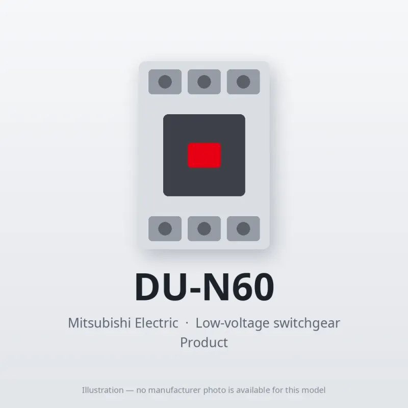 DU-N60 Mitsubishi Low-voltage switchgear Magnetic Contactor