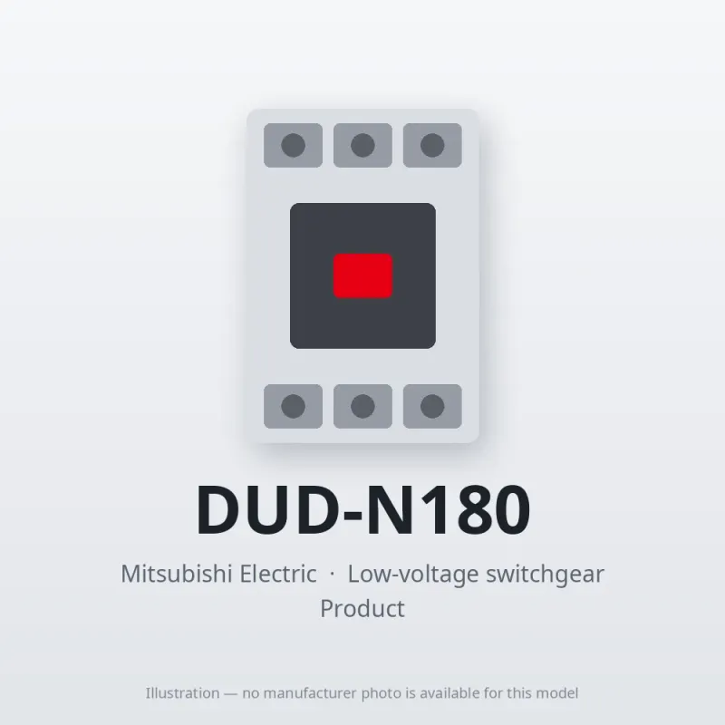 DUD-N180 Mitsubishi Low-voltage switchgear Magnetic Contactor
