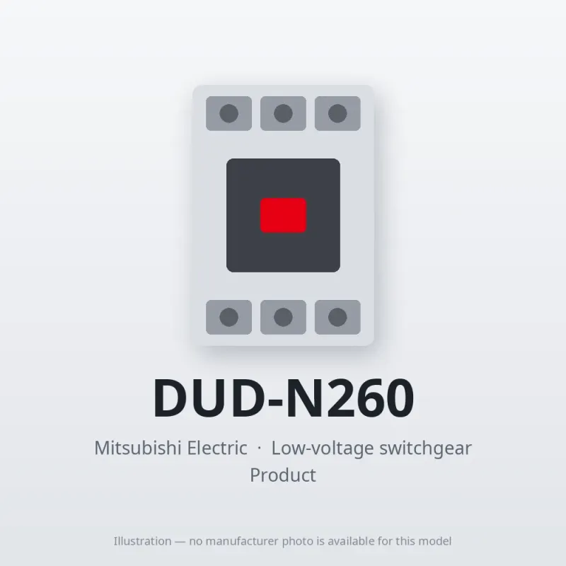 DUD-N260 Mitsubishi Low-voltage switchgear Magnetic Contactor