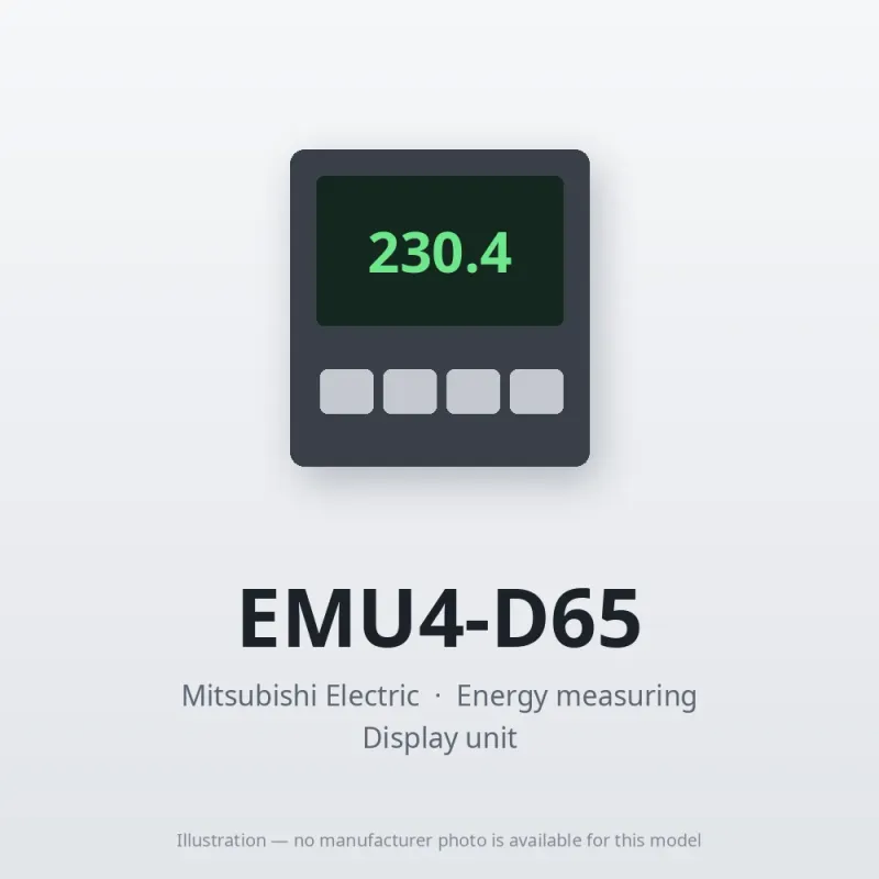EMU4-D65 Mitsubishi Energy measuring EcoMonitorPlus