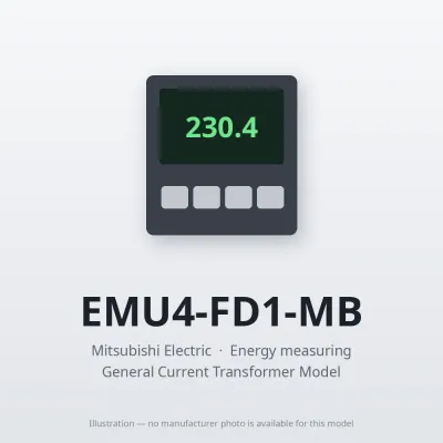 EMU4-FD1-MB Mitsubishi Energy measuring EcoMonitorLight
