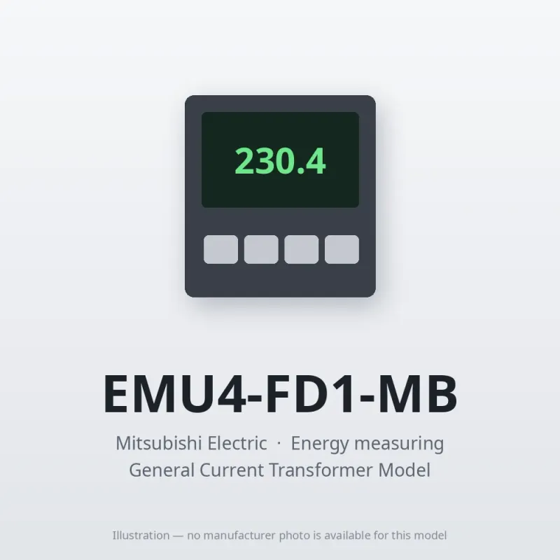 EMU4-FD1-MB Mitsubishi Energy measuring EcoMonitorLight