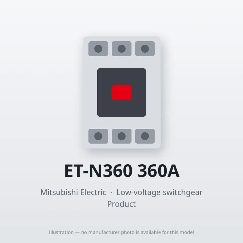 ET-N360 360A Mitsubishi Low-voltage switchgear Related Equipment