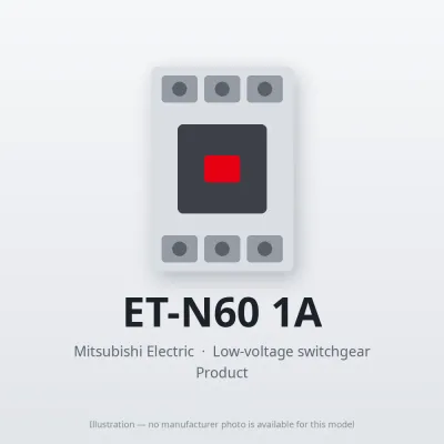 ET-N60 1A Mitsubishi Low-voltage switchgear Related Equipment