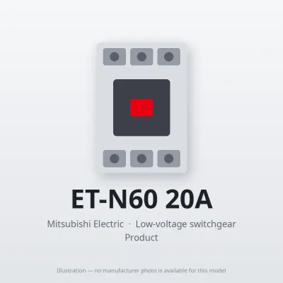 ET-N60 20A Mitsubishi Low-voltage switchgear Related Equipment