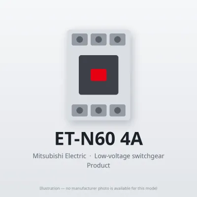 ET-N60 4A Mitsubishi Low-voltage switchgear Related Equipment