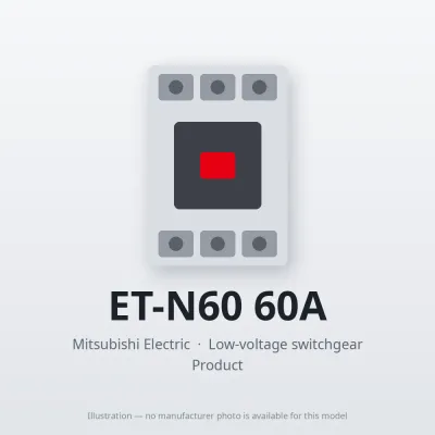 ET-N60 60A Mitsubishi Low-voltage switchgear Related Equipment