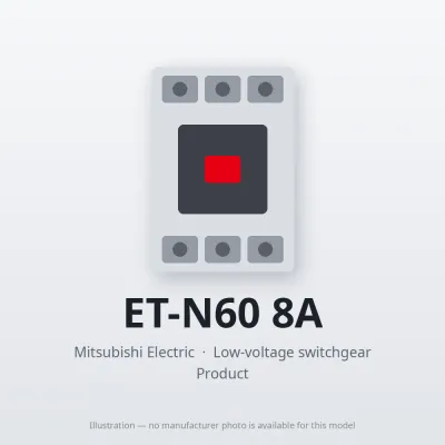 ET-N60 8A Mitsubishi Low-voltage switchgear Related Equipment