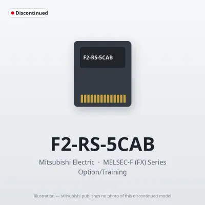 F2-RS-5CAB Mitsubishi MELSEC-F (FX) Series Option/Training