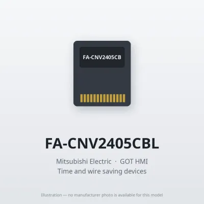 FA-CNV2405CBL Mitsubishi GOT HMI RS-422 connector conversion cable