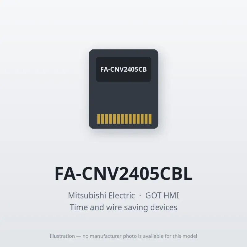 FA-CNV2405CBL Mitsubishi GOT HMI RS-422 connector conversion cable