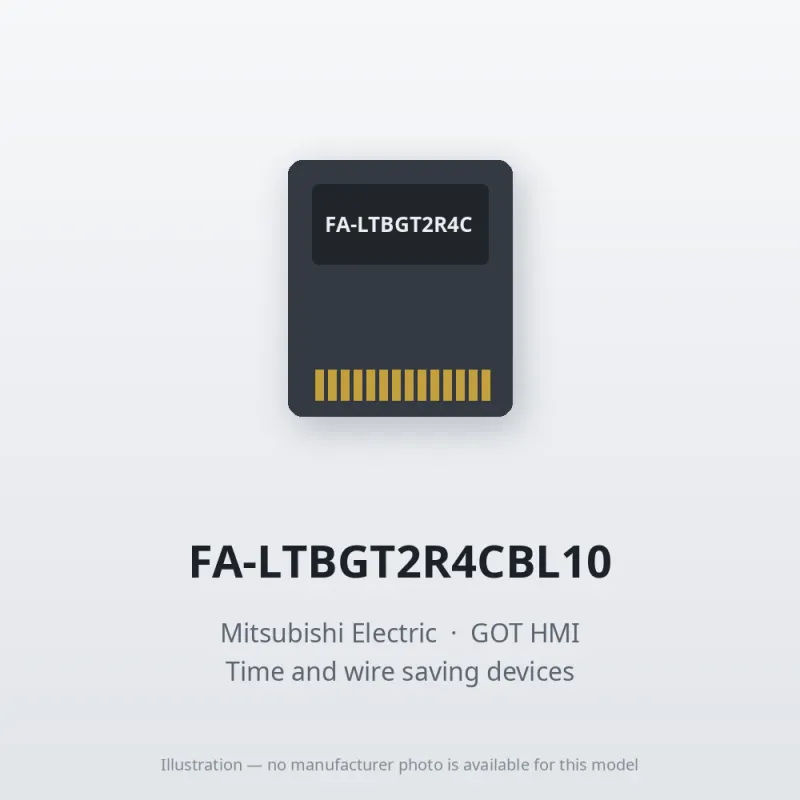 FA-LTBGT2R4CBL10 Mitsubishi GOT HMI Graphic Operation Terminal