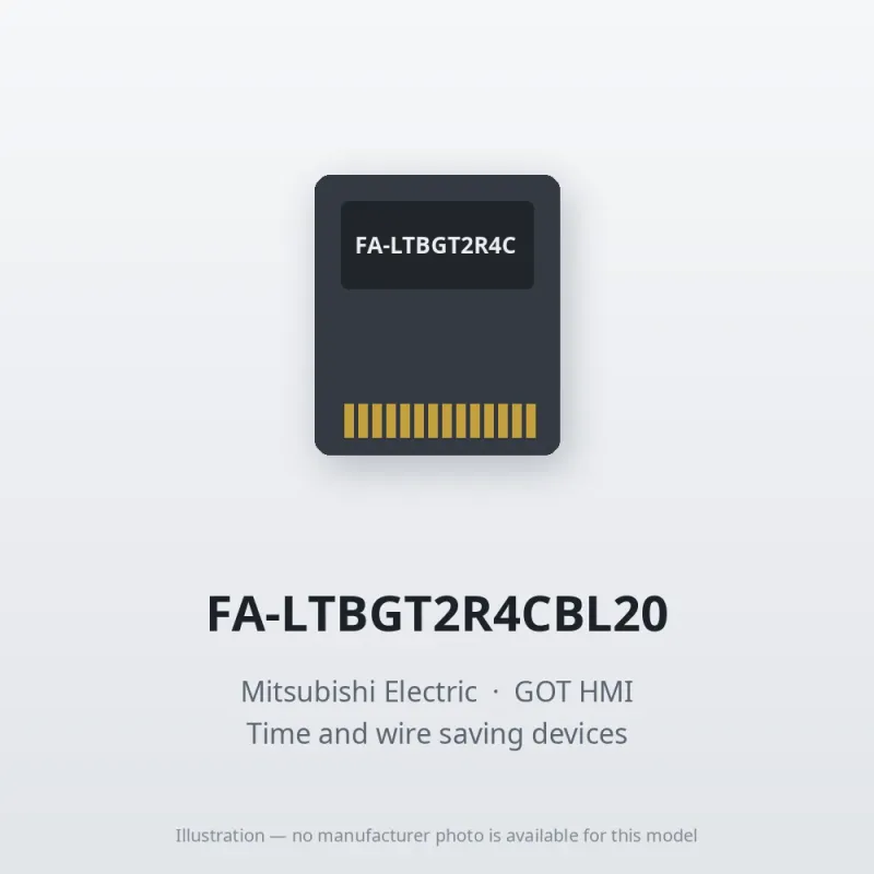 FA-LTBGT2R4CBL20 Mitsubishi GOT HMI Graphic Operation Terminal
