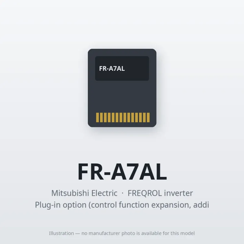 FR-A7AL Mitsubishi FREQROL inverter Plug-in option (control function expansion, additional input/output)