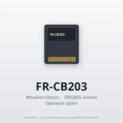 FR-CB203 Mitsubishi FREQROL inverter Operation option