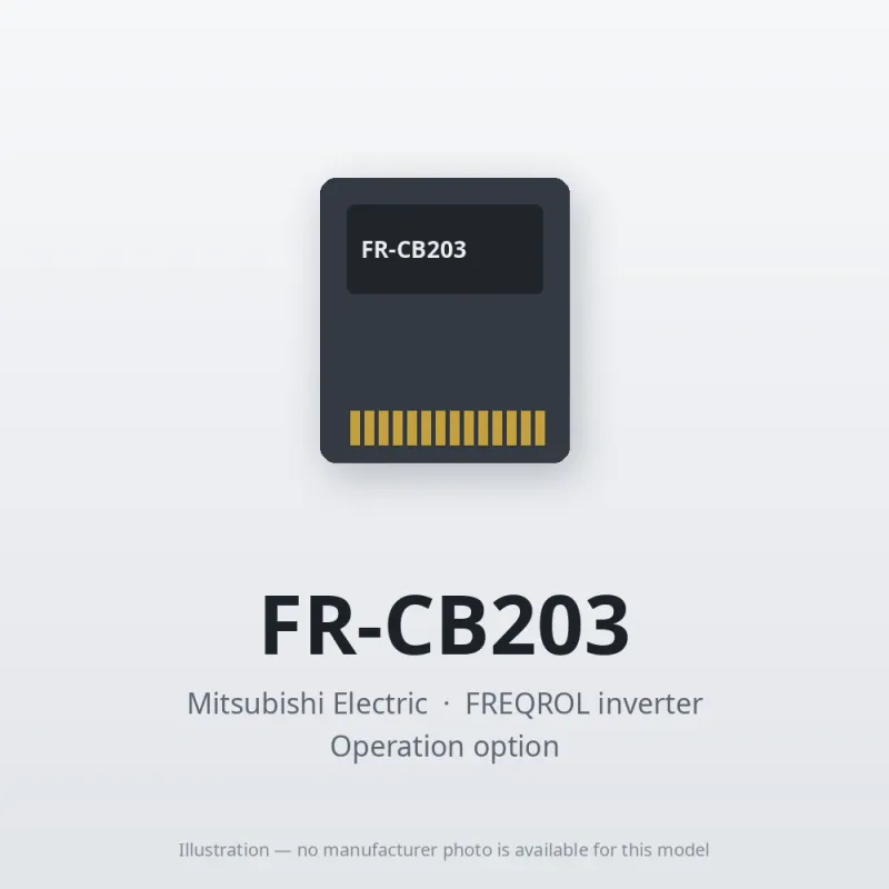FR-CB203 Mitsubishi FREQROL inverter Operation option
