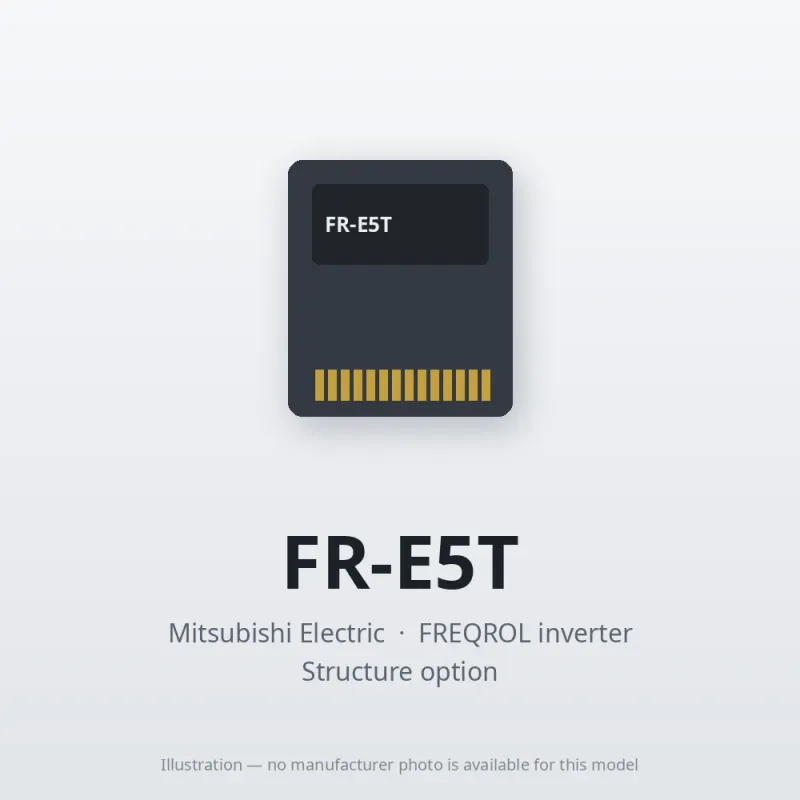 FR-E5T Mitsubishi FREQROL inverter Structure option