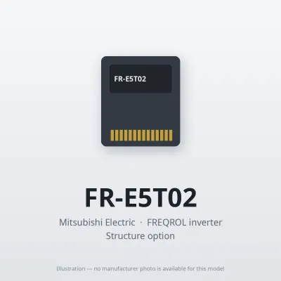FR-E5T02 Mitsubishi FREQROL inverter Structure option