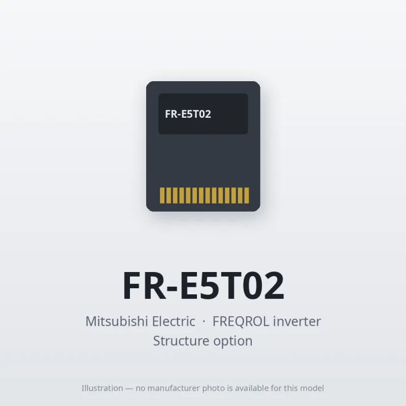 FR-E5T02 Mitsubishi FREQROL inverter Structure option