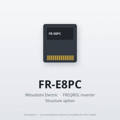 FR-E8PC Mitsubishi FREQROL inverter Structure option