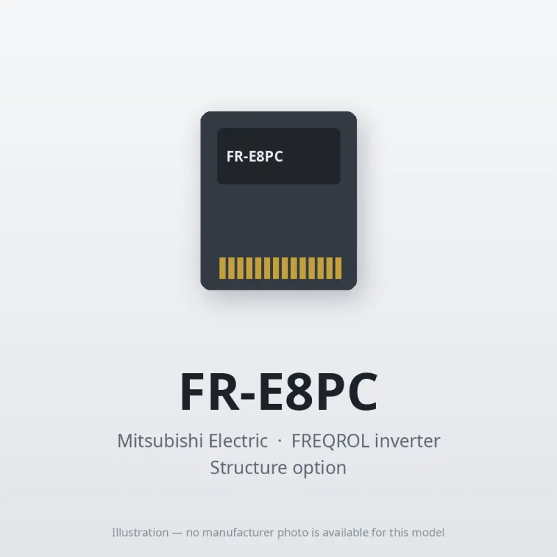 FR-E8PC Mitsubishi FREQROL inverter Structure option