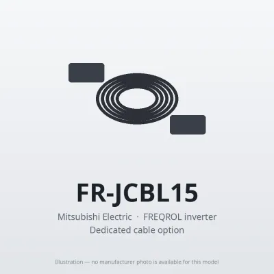 FR-JCBL15 Mitsubishi FREQROL inverter Dedicated cable option