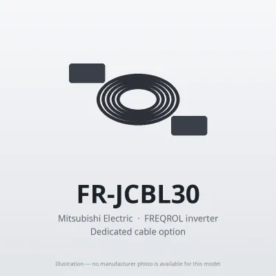FR-JCBL30 Mitsubishi FREQROL inverter Dedicated cable option
