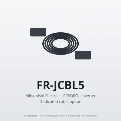 FR-JCBL5 Mitsubishi FREQROL inverter Dedicated cable option