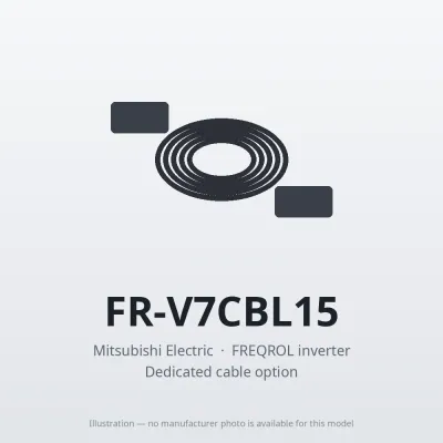 FR-V7CBL15 Mitsubishi FREQROL inverter Dedicated cable option