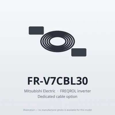 FR-V7CBL30 Mitsubishi FREQROL inverter Dedicated cable option