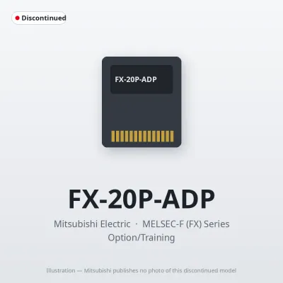FX-20P-ADP Mitsubishi MELSEC-F (FX) Series Option/Training