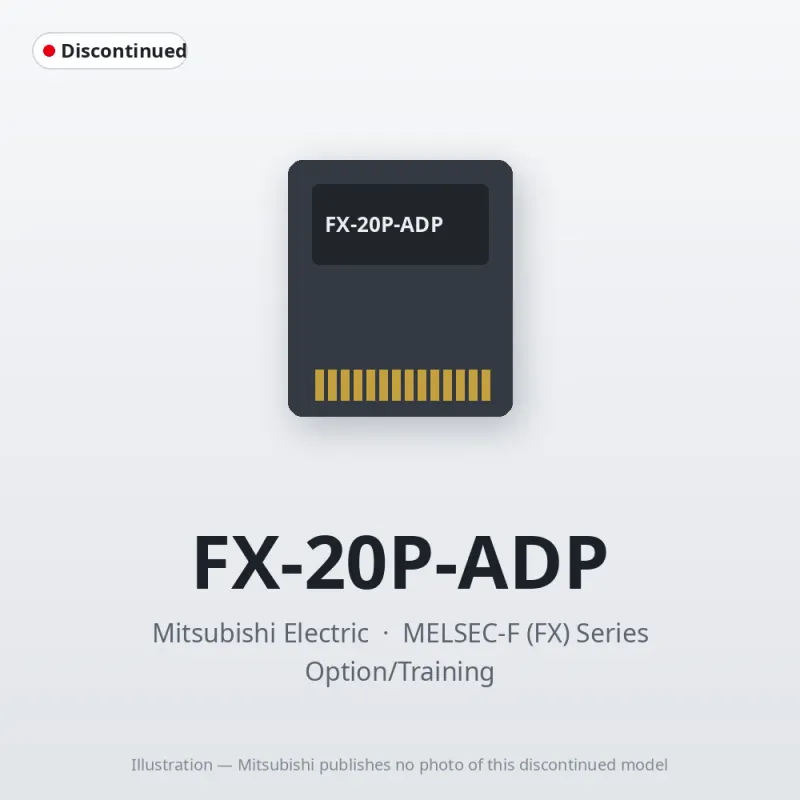 FX-20P-ADP Mitsubishi MELSEC-F (FX) Series Option/Training