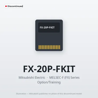 FX-20P-FKIT Mitsubishi MELSEC-F (FX) Series Option/Training